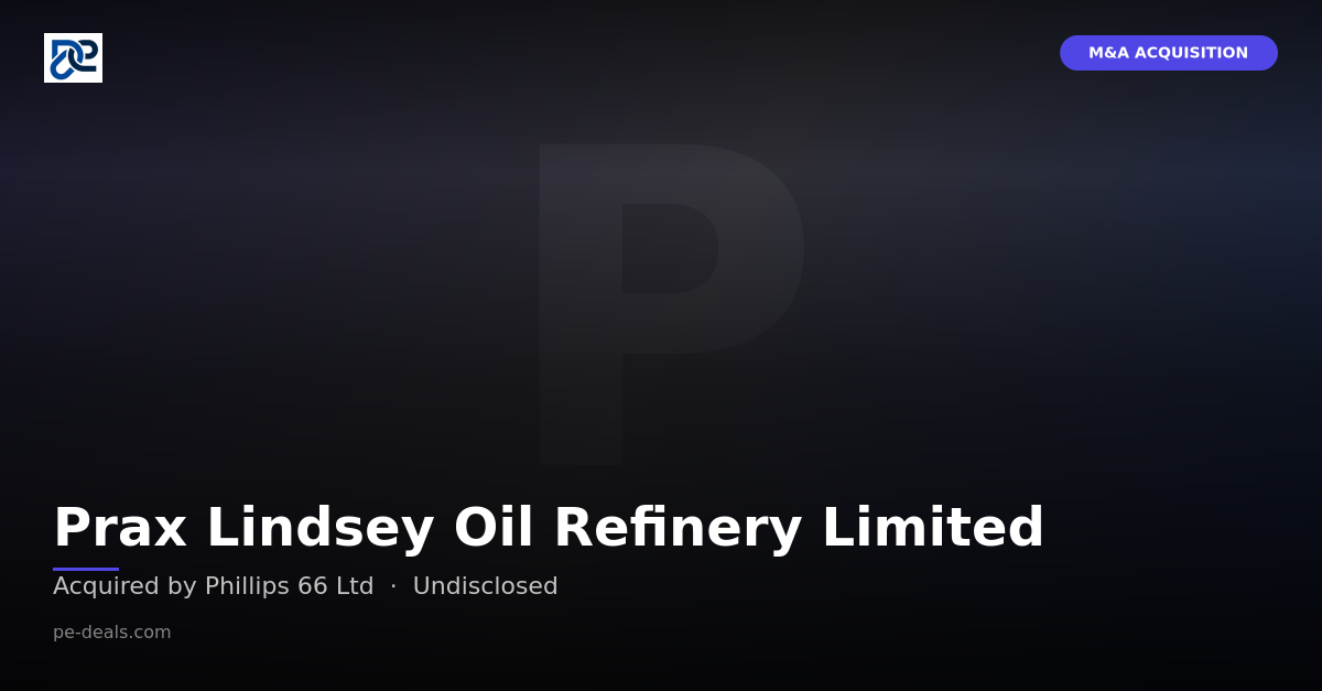 Prax Lindsey Oil Refinery Limited
