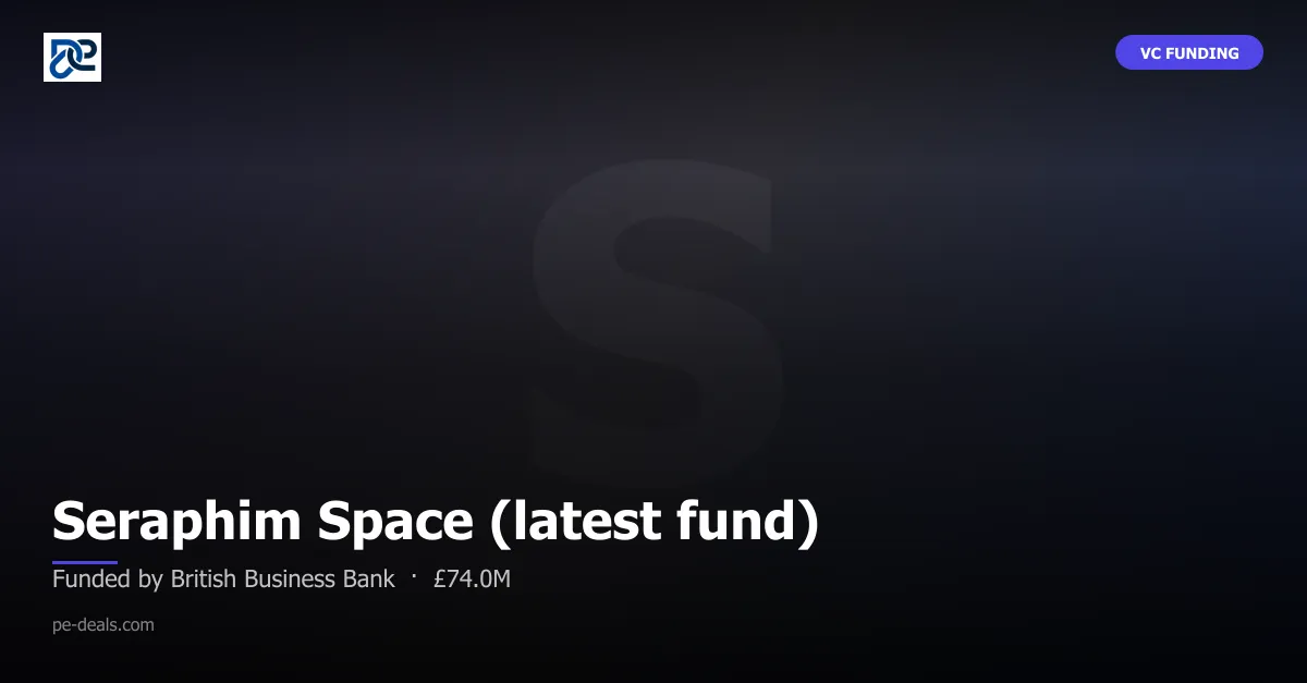 Seraphim Space (latest fund)