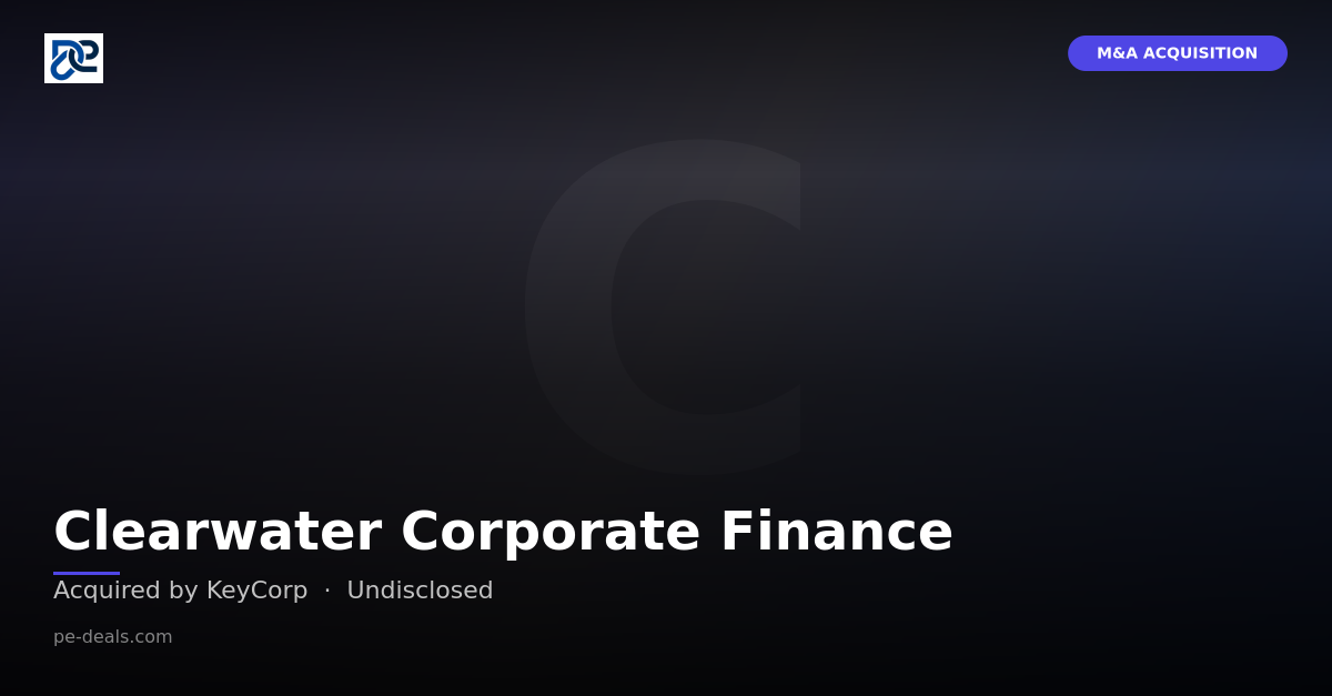 Clearwater Corporate Finance
