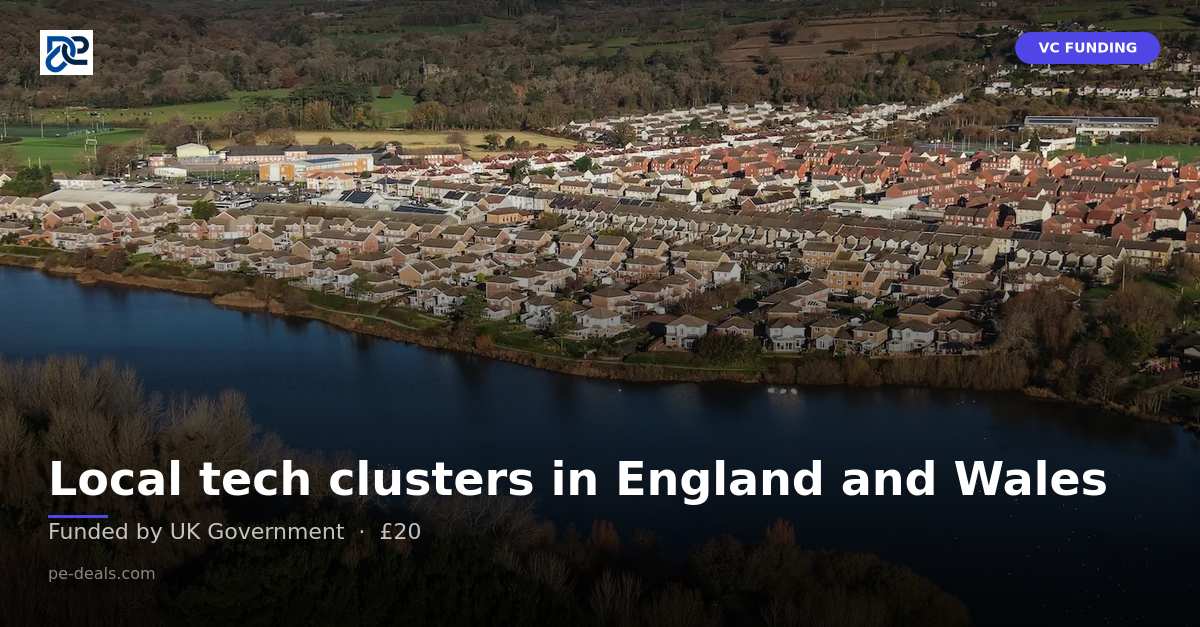 Local tech clusters in England and Wales