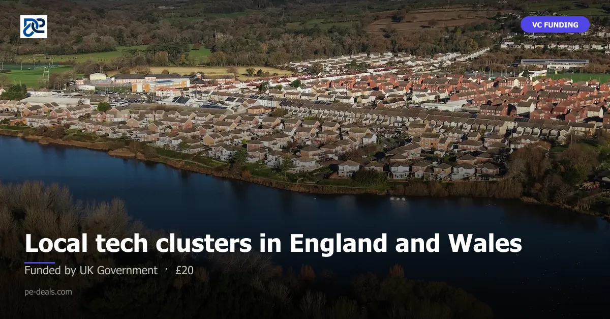 Local tech clusters in England and Wales