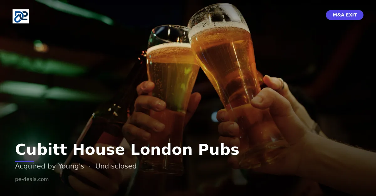 Cubitt House London Pubs