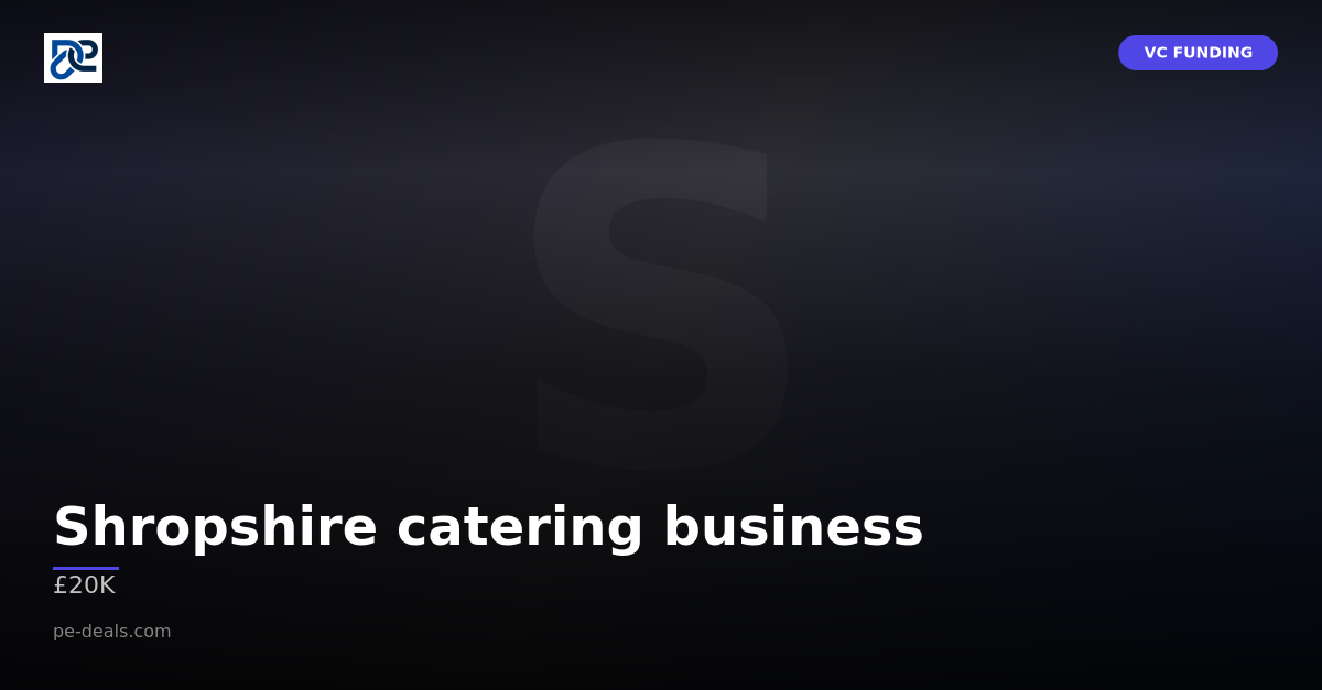 Shropshire catering business
