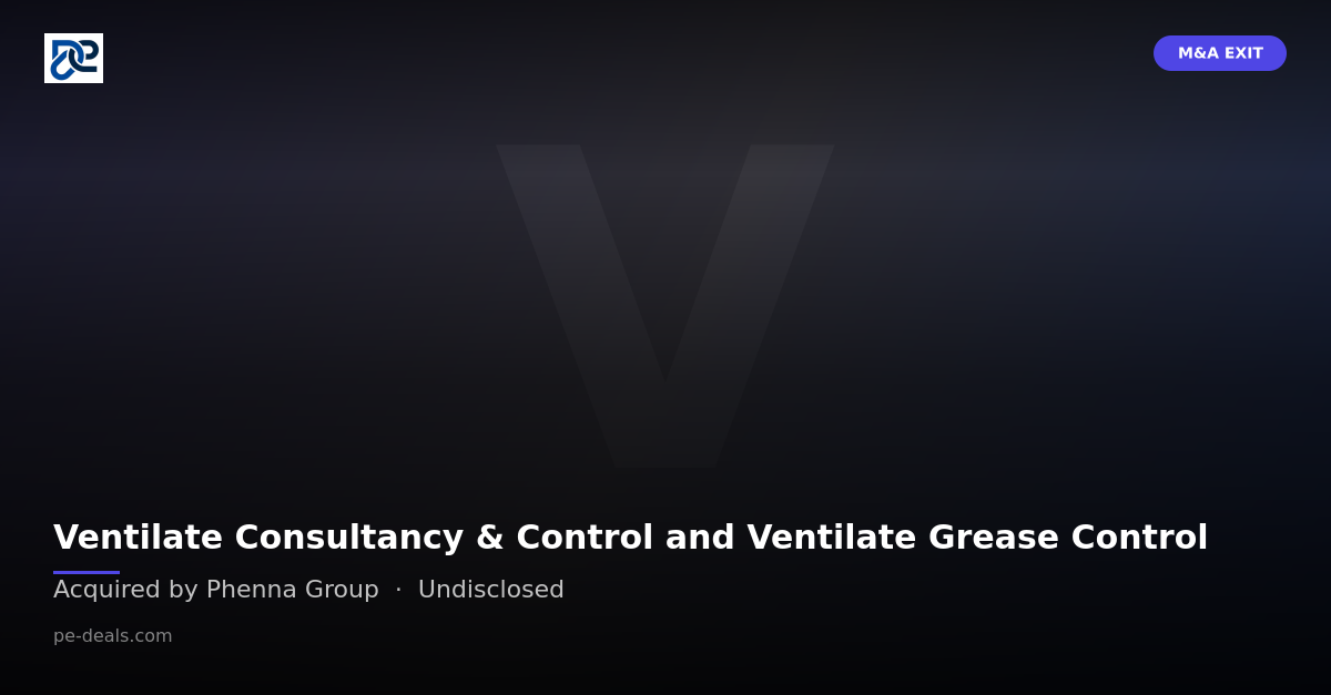 Ventilate Consultancy & Control and Ventilate Grease Control