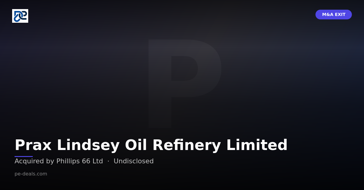 Prax Lindsey Oil Refinery Limited