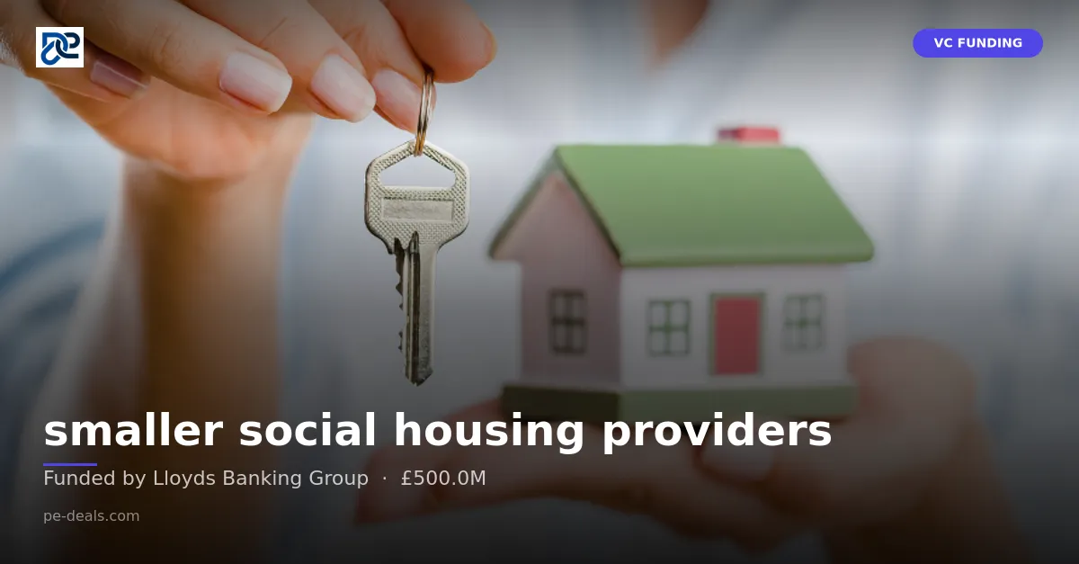 smaller social housing providers