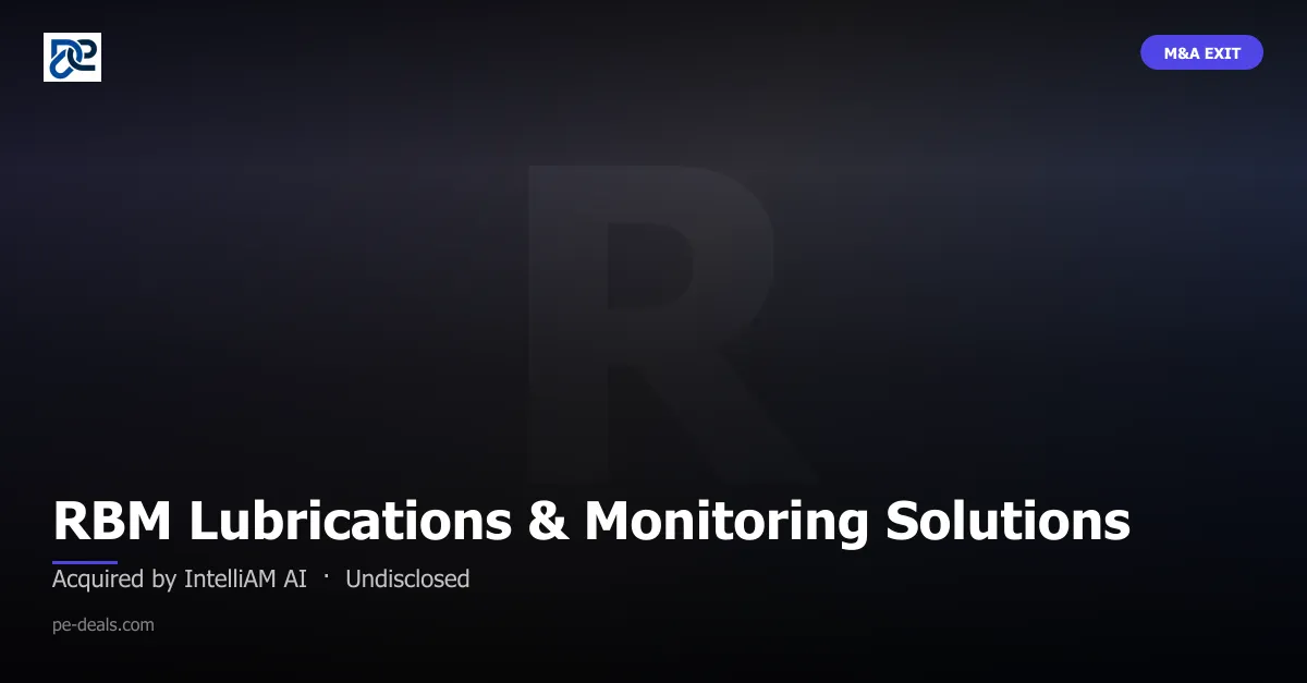 RBM Lubrications & Monitoring Solutions